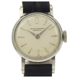 IWC Women's Stainless Steel Hand-Wound Wristwatch Other