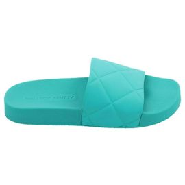 Sandali Intrecciato in gomma blu Bottega Veneta Blu