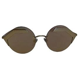 Occhiali da sole Bulgari 6089 Serpenti Specchiati Oro Rosa Metallo D'oro