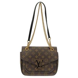 Sac à main épaule Monogram Passy Louis Vuitton Marron Monogramme