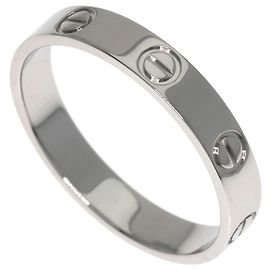 Cartier Mini Love Ring in Platinum Other