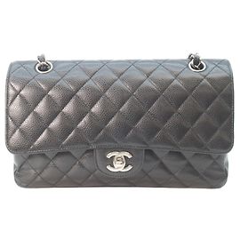 Borsa a Spalla Chanel Matelassé Double Flap Nero