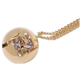 Collier FENDI Sphere en or Doré