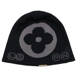 Gorro de punto Monogram Louis Vuitton Negro