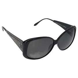 GIVENCHY Sunglasses plastic Black SGV720S Auth BA12016A Black