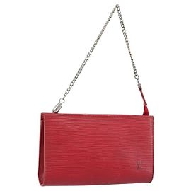 LOUIS VUITTON Epi Bucket PM Tasche Rot LV Auth bs34347 Rot