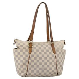 LOUIS VUITTON Borsa Tote Totally PM Damier Azur N41280 LV Auth BA11922 Altro