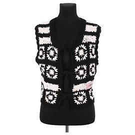 Cárdigan Ganni de algodón rosa Rosa