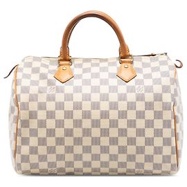 Louis Vuitton Damier Azur Speedy 30 White