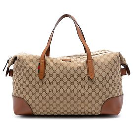 Borsa da viaggio Gucci GG Toile Web Beige