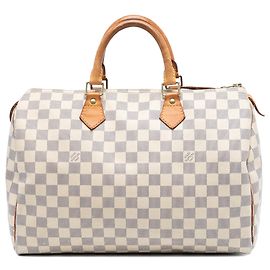 Louis Vuitton Damier Azur Speedy 35 Weiß