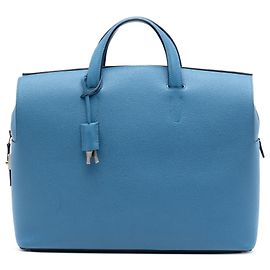 Portadocumenti Cityhall in Epsom Hermès 38 Blu