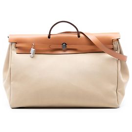 Hermès Toile e Vacca Hunter Herbag Zip Cabine 50 Beige