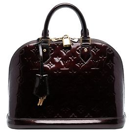 Louis Vuitton Monogram Vernis Alma PM Violet