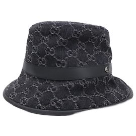 Gucci Black Denim Bucket Hat Black