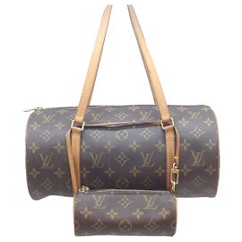 Sac à main Louis Vuitton Monogram Papillon 30 Marron