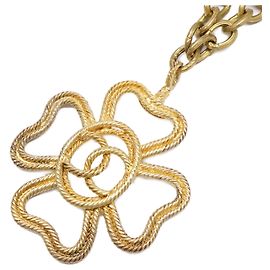 Collier Vintage Coco Mark Trèfle CHANEL Doré