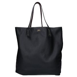 Hermès HERMES Double Sens 38 Maxi Swift Reversible Tote Bag Black Dark red