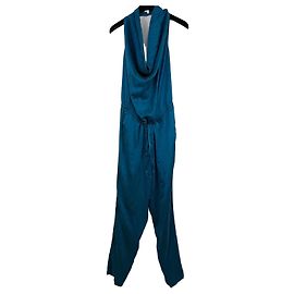 Mono de seda azul teal Guy Laroche Studio Azul oscuro