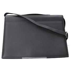 Borsa a spalla da lavoro in pelle morbida Valextra V Casual Marrone