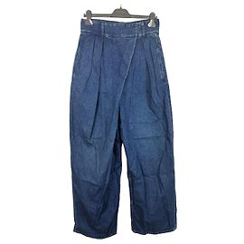 Loewe Wide Leg Denim Pants Blue