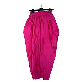 Autre Marque Jupe drapée en soie rose Christopher John Rogers Rose