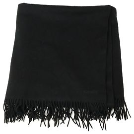 Schal aus schwarzer Kaschmir Hermès Schwarz