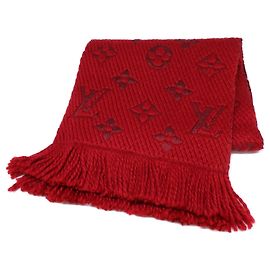 Louis Vuitton Red Wool Stole Red