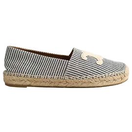 Céline Blaue Espadrilles Blau
