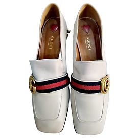 Gucci Peyton Slipper Weiß