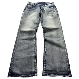 Vaqueros Crown Victoria Beckham Azul Naranja Azul Oscuro Algodón Azul Naranja Azul oscuro