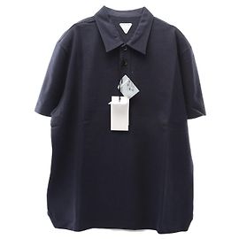 Top de algodón Bottega Veneta Azul Azul marino