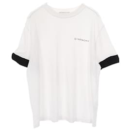 Top in cotone Givenchy Nero Bianco