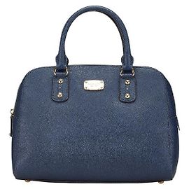 Borsa in pelle Michael Kors Blu Blu navy