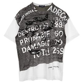 Comme Des Garcons Top de algodón Comme des Garçons Castaño Blanco