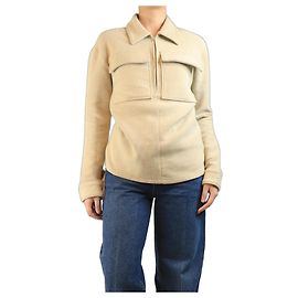 Autre Marque Neutrales Halb-Zip-Pullover mit Taschen - Größe S Andere