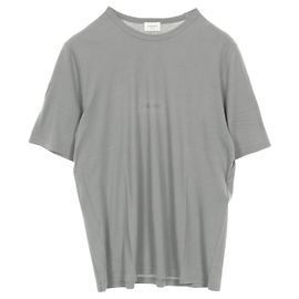 Yves Saint Laurent Top in cotone Saint Laurent Paris Verde