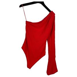 Autre Marque Body rojo de un hombro Roja