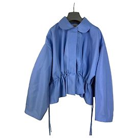 Autre Marque Kika Vargas Blue Polyester Jacket Blue