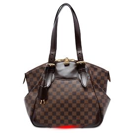 Louis Vuitton Marrón Damier Ebene Verona MM Castaño