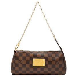 Louis Vuitton Marrón Damier Ebene Eva Castaño