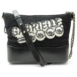 BAG CHANEL GABRIELLE GM IN PELLE CANVAS QUILTED NERA Nero