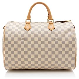 Louis Vuitton Damier Azur Speedy 35 Tasche Blau