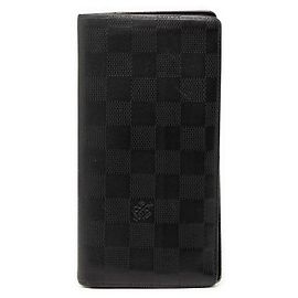 Louis Vuitton Portefeuille Brazza Damier Infini Long Wallet Black