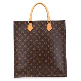 Borsa Monogram Sac Plat Louis Vuitton Metallico Bronzo