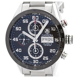TAG HEUER Carrera Calibre 16 Cronógrafo Data Dia Relógio CV2A1S Outro
