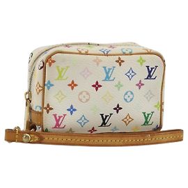 LOUIS VUITTON Monogram Multicolor Wapity Tasche Weiß M58033 Auth BAZ880A Weiß