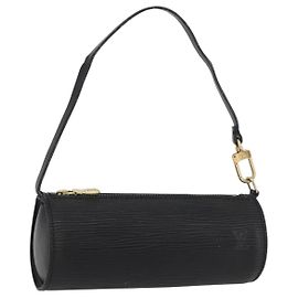 LOUIS VUITTON Bolsa Soufflot Epi Negra LV Auth ai801A Negro