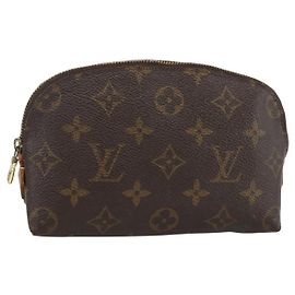 LOUIS VUITTON Pochette Cosmetica Monogram PM Pouch M43998 LV Auth BAZ755 Monogramma