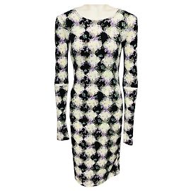 Preen By Thornton Bregazzi Robe en crêpe stretch Violet Diamond de Preen par Thornton Bregazzi Multicolore